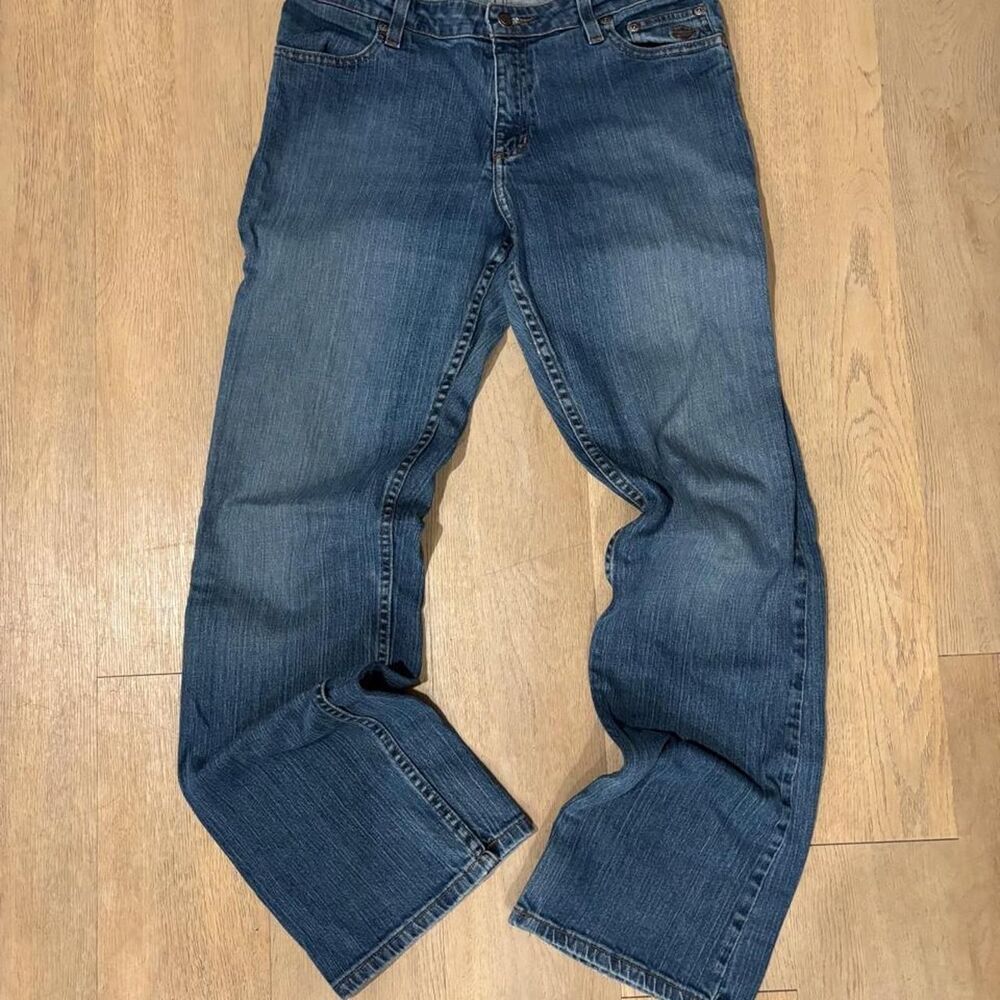 Harley-davidson Women's Blue and Navy Jeans
